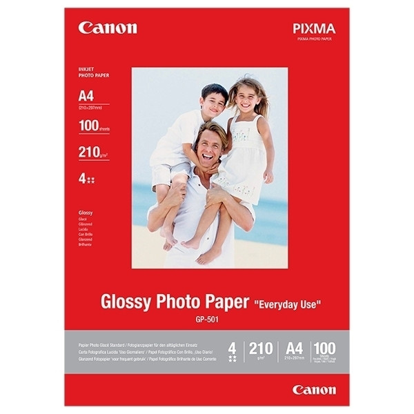 Canon GP-501 papier photo glacé 200 g/m² A4 (100 feuilles) 0775B001 064584 - 1