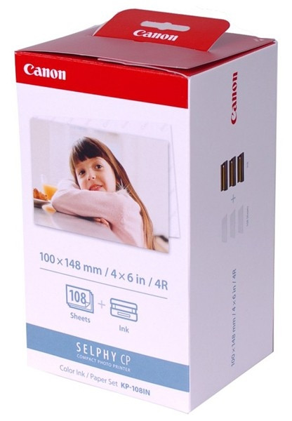 Canon KP-108IP/IN 3 cartouches + papier format carte postale (d'origine)  Canon
