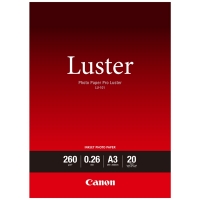 Canon LU-101 Pro Luster papier photo 260 g/m² A3 (20 feuilles) 6211B007 154002
