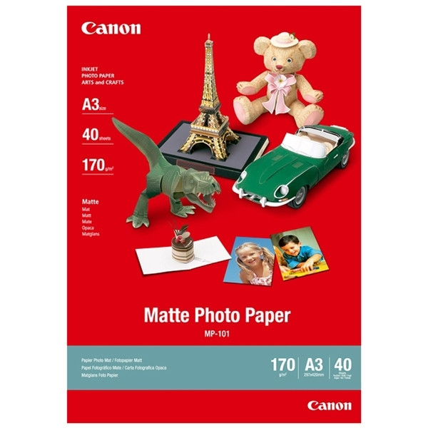 Canon MP-101 papier photo mat 170 g/m² A3 (40 feuilles) 7981A008 150362 - 1