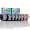 Offre spéciale Canon: 2 x série BCI-3 (BCI-3eBK noire + 3 couleurs) (marque 123encre)