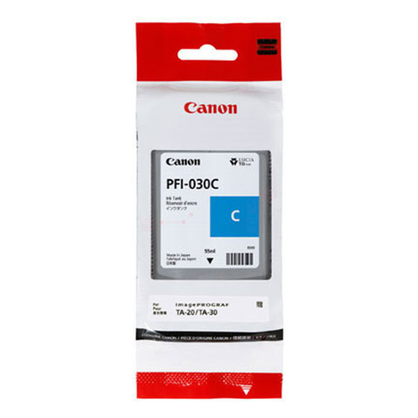 Canon PFI-030C cartouche d'encre (d'origine) - cyan 3490C001 017530 - 1
