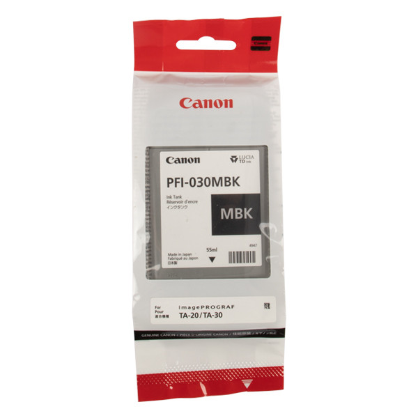 Canon PFI-030MBK cartouche d'encre (d'origine) - noir mat 3488C001 017526 - 1