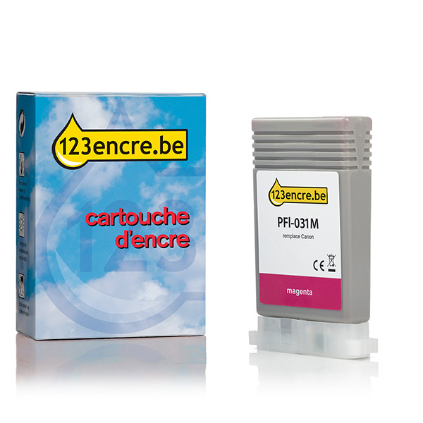 Canon PFI-031M cartouche d'encre (marque 123encre) - magenta 6265C001C 017665 - 1