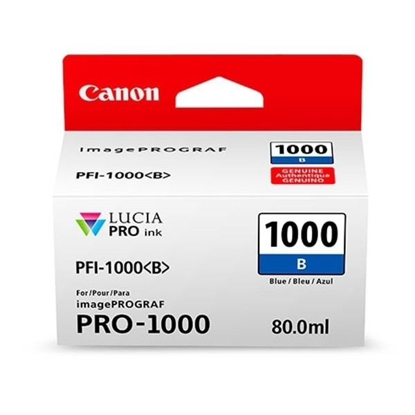 Canon PFI-1000B cartouche d'encre bleue (d'origine) 0555C001 010144 - 1