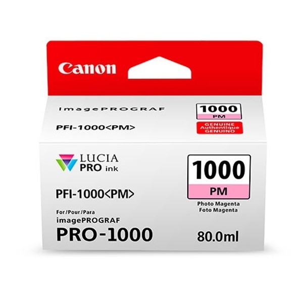 Canon PFI-1000PM cartouche d'encre (d'origine) - magenta photo 0551C001 010136 - 1