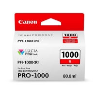 Canon PFI-1000R cartouche d'encre rouge (d'origine) 0554C001 010142