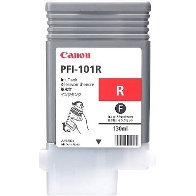 Canon PFI-101R cartouche d'encre rouge (d'origine) 0889B001 018264 - 1