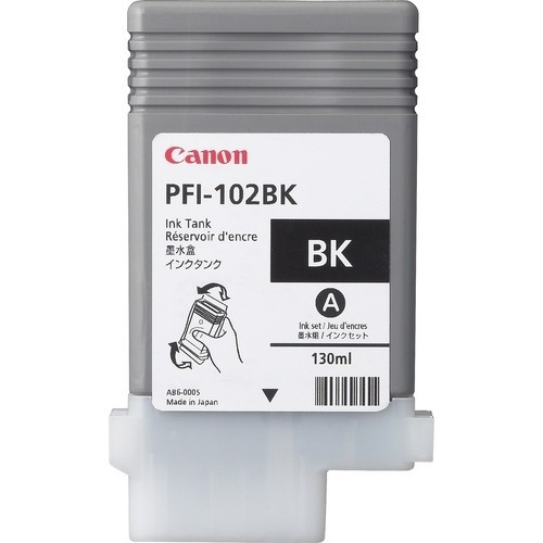Canon PFI-102BK cartouche d'encre noire (d'origine) 0895B001 902052 - 1