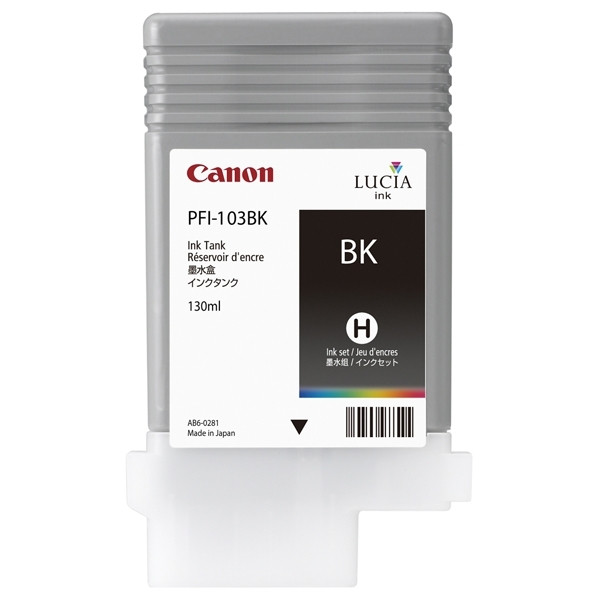Canon PFI-103BK cartouche d'encre noire (d'origine) 2212B001 018275 - 1