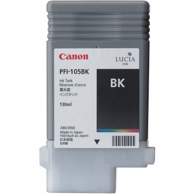 Canon PFI-105BK cartouche d'encre noire (d'origine) 3000B005 018602 - 1