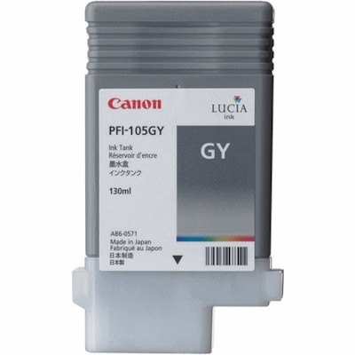 Canon PFI-105GY cartouche d'encre grise (d'origine) 3009B005 018620 - 1