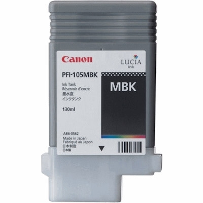 Canon PFI-105MBK cartouche d'encre noire mate (d'origine) 2999B005 018600 - 1
