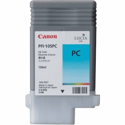 Canon PFI-105PC cartouche d'encre cyan photo (d'origine) 3004B005 018610 - 1