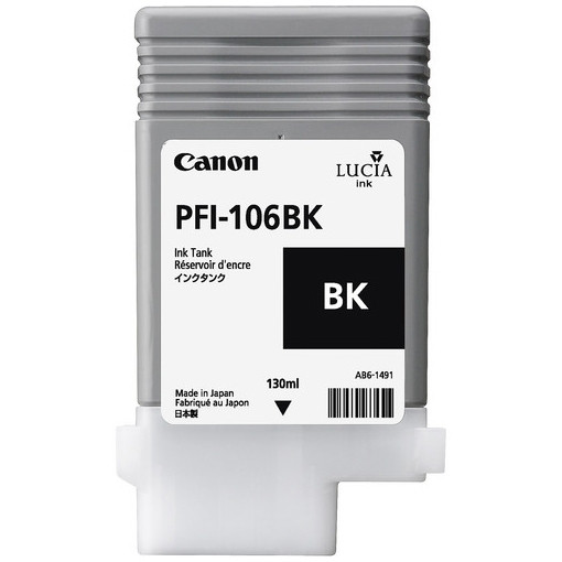 Canon PFI-106BK cartouche d'encre noire (d'origine) 6621B001 018898 - 1