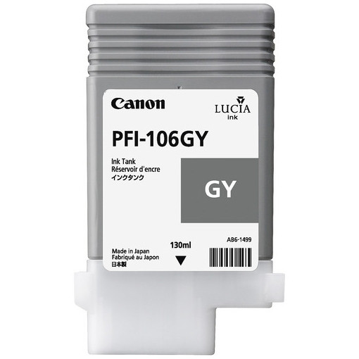 Canon PFI-106GY cartouche d'encre grise (d'origine) 6630B001 018912 - 1