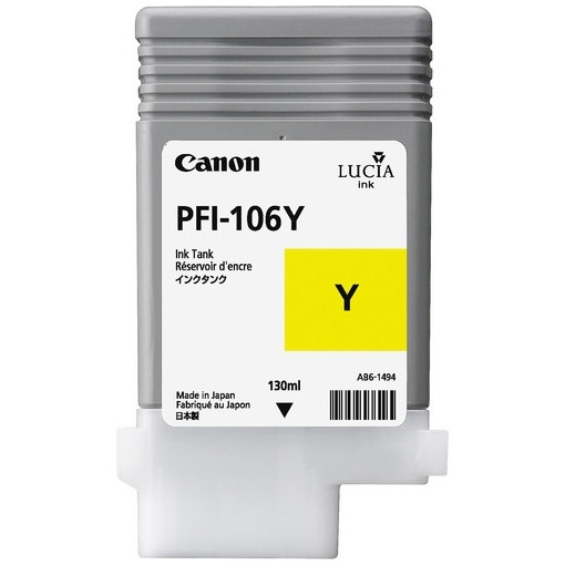 Canon PFI-106Y cartouche d'encre jaune (d'origine) 6624B001 018906 - 1