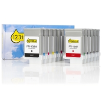 Canon PFI-106 multipack MBK/BK/C/M/A/PC/PM/R/V/B/GY/PGY (marque 123encre)  132061