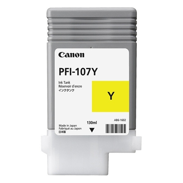Canon PFI-107Y cartouche d'encre jaune (d'origine) 6708B001 018986 - 1