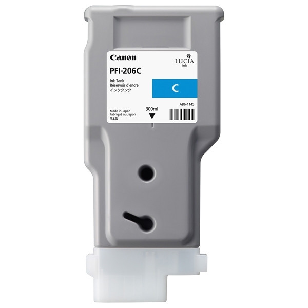 Canon PFI-206C cartouche d'encre cyan haute capacité (d'origine) 5304B001 018926 - 1