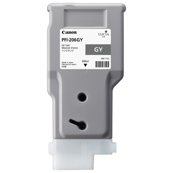 Canon PFI-206GY cartouche d'encre grise haute capacité (d'origine) 5312B001 018936 - 1