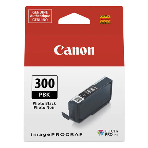 Canon PFI-300PBK cartouche d'encre (d'origine) - noir photo 4193C001 011704 - 1