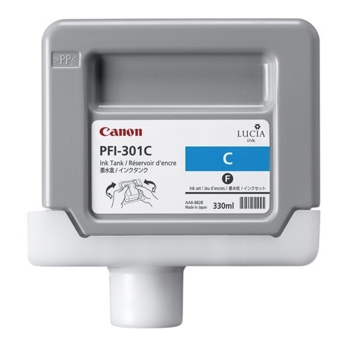 Canon PFI-301C cartouche d'encre (d'origine) - cyan 1487B001 018284 - 1