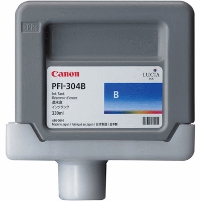 Canon PFI-304B cartouche d'encre bleue (d'origine) 3857B005 018642 - 1