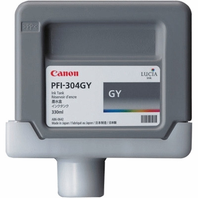 Canon PFI-304GY cartouche d'encre grise (d'origine) 3858B005 018644 - 1
