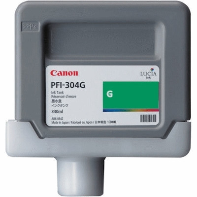 Canon PFI-304G cartouche d'encre verte (d'origine) 3856B005 018640 - 1