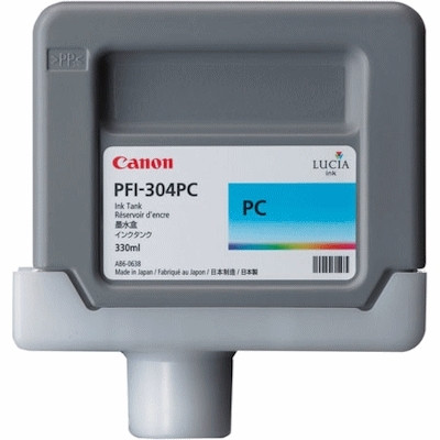 Canon PFI-304PC cartouche d'encre cyan photo (d'origine) 3853B005 018634 - 1