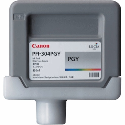 Canon PFI-304PGY cartouche d'encre grise photo (d'origine) 3859B005 018646 - 1