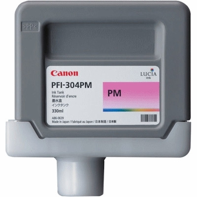 Canon PFI-304PM cartouche d'encre magenta photo (d'origine) 3854B005 018636 - 1