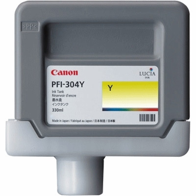 Canon PFI-304Y cartouche d'encre jaune (d'origine) 3852B005 018632 - 1