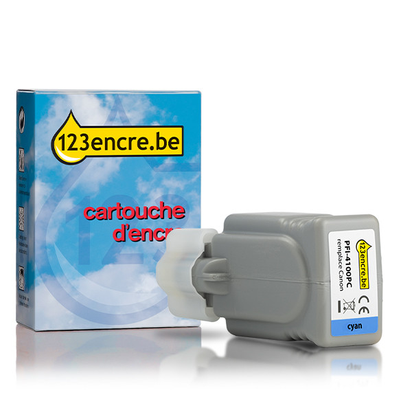 Canon PFI-4100PC cartouche d'encre photo (marque 123encre) - cyan 083739 - 1