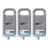 Canon PFI-703C pack de 3 cartouches d'encre haute capacité (d'origine) - cyan