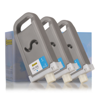Canon PFI-703C pack de 3 cartouches d'encre haute capacité (marque 123encre) - cyan 2964B003C 132097