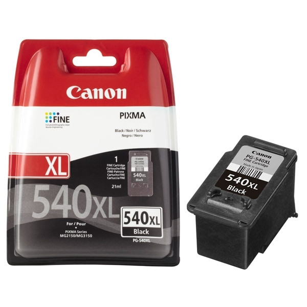 Canon PG-540XL cartouche d'encre haute capacité (d'origine) - noir 5222B001 5222B005 018706 - 1