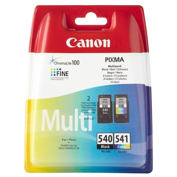 Canon PG-540 / CL-541 multipack (d'origine) - noir/couleur 5225B006 5225B007 010368 - 1