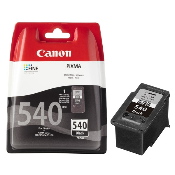 Canon PG-540 cartouche d'encre (d'origine) - noir 5225B001 5225B004 5225B005 018702 - 1