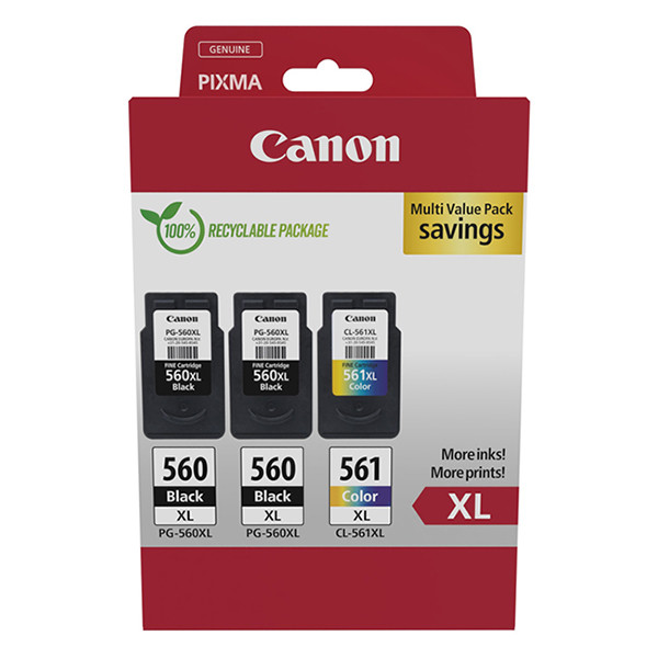 Canon PG-560XLx2 / CL-561XL multipack (d'origine) 3712C009 132258 - 1