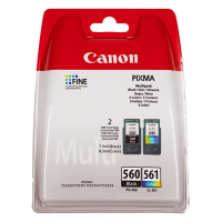 Canon PG-560 / CL-561 multipack noir et couleur (d'origine) 3713C005 3713C006 010196