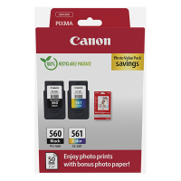 Canon PG-560 / CL-561 pack avantageux photo 50 feuilles (d'origine) 3713C008 132256