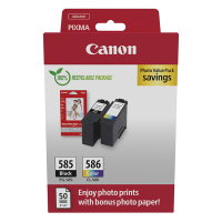 Canon PG-585 / CL-586 pack avantageux photo (d'origine) 6205C004 017676