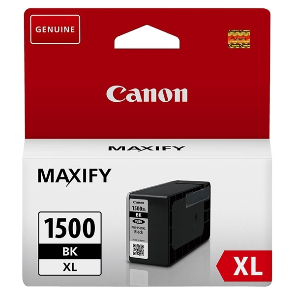 Canon PGI-1500XL BK cartouche d'encre noire haute capacité (d'origine) 900596 - 1