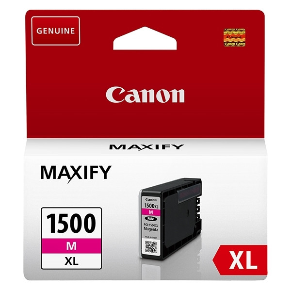 Canon PGI-1500XL M cartouche d'encre magenta haute capacité (d'origine) 9194B001 018526 - 1