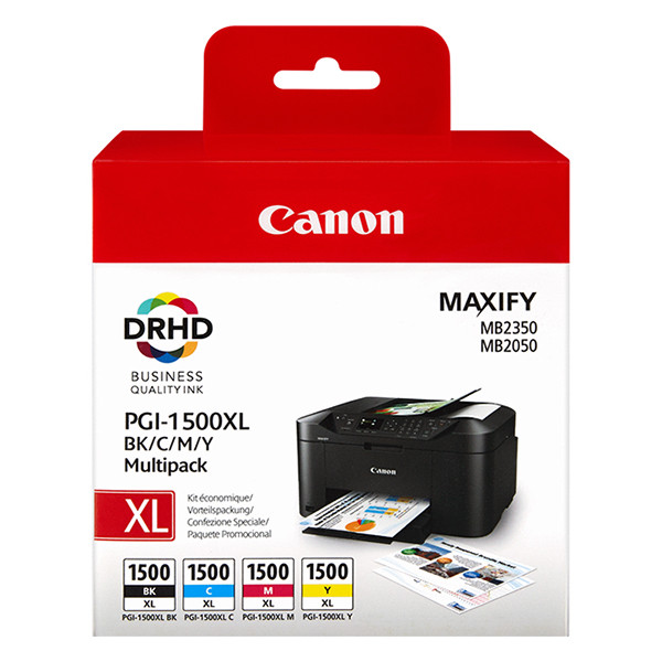 Canon PGI-1500XL multipack (d'origine) 9182B004 9182B010 018570 - 1