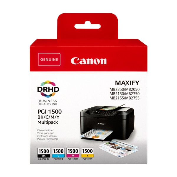 Canon PGI-1500 multipack (d'origine) 9218B005 9218B006 010298 - 1