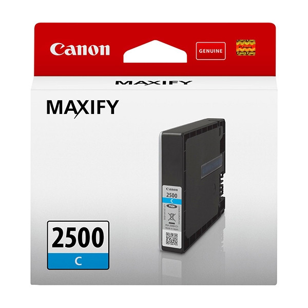 Canon PGI-2500C cartouche d'encre cyan (d'origine) 9301B001 010290 - 1