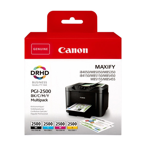Canon PGI-2500 multipack (d'origine) 9290B004 9290B006 010296 - 1
